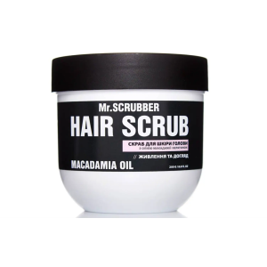 Mr.Scrubber Hair Scrub Macadamia Oil скраб для кожи головы с маслом макадамии и кератином