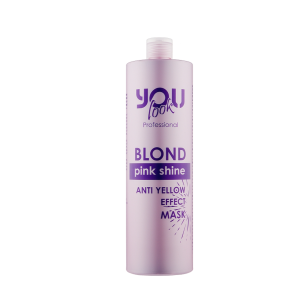 YouLook Blond PINK SHINE Anti Yellow Effect MASK маска для сохранения цвета