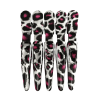 Hair Expert Clip Зажимы-крокодилы, х5 Леопард Розовый