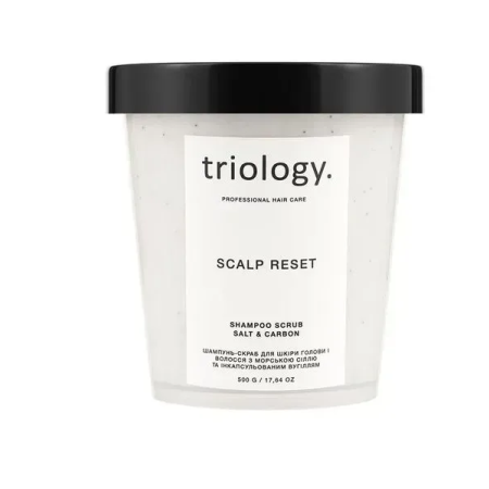Triology Scalp Reset Shampoo Scrub Salt & Carbon Шампунь скраб для кожи головы и волос