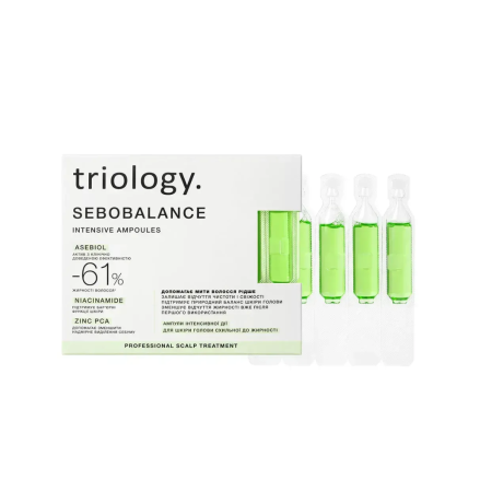 Triology Sebobalance Intensive Ampoules Балансирующая сыворотка для кожи головы, склонной к жирности